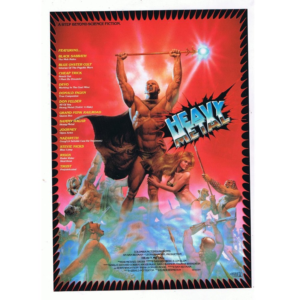 Heavy Metal 1996 Vintage Japanese Movie Poster